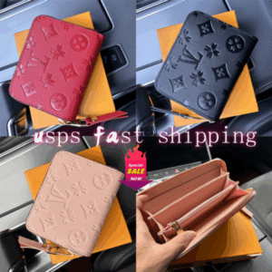 2024 Top High quality luxurys designers wallets cardholder France Paris plaid style mens women high-end wallet With box