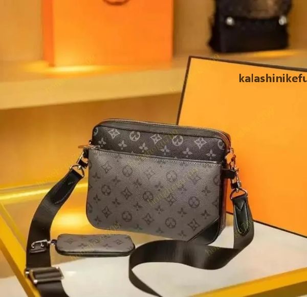 5A2022 Designers Men Evening Bag 3 pcs 1 set Cross Body Wallets Leather Patchwork Women Fashion handbags Shoulder Bags Designer Phone Bag