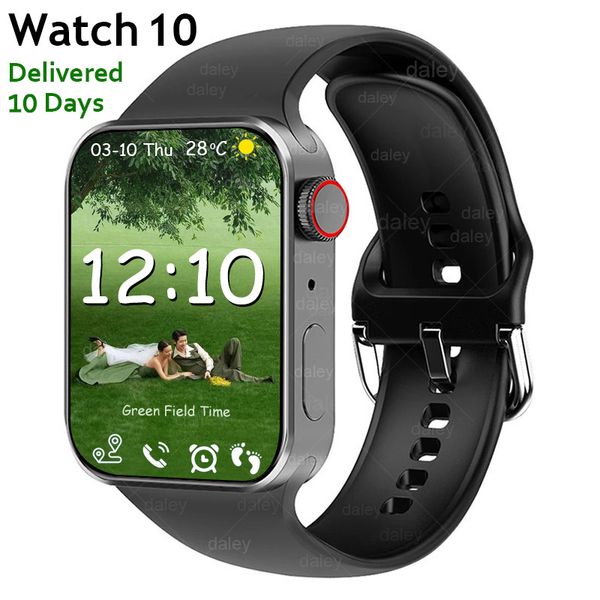 Smart Watch Women Men Watch Series 10 S10 9 46mm 49mm 45mm Ultra 2 2.1" Sportwatch Fitness Tracker Wireless Charging Strap Box Bracelet Sport Smartwatch For iOS Android