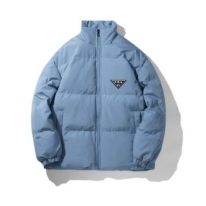 GG-P-R-A Designer Brands Men's Cotton Coats Parkas Winter Thicken Warm Overcoat Solid Color Hot Sale Casual Parkas for Men Stand Collar Windproof Male Cotton Jacket