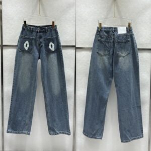 Women Denim Pants Female Jeans Different Colors Fashion Pant With Dust Bag