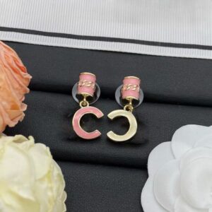 Designer Earrings Luxury Crystal Enamel Letter Earrings Gold Plated Silver Plated Earrings Flowers Brass Copper Seal Women Men Party Fashion Jewelry