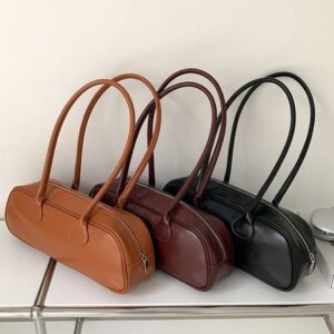 Simple autumn versatile shoulder bag for women with high-end feel large capacity commuting armpit bag