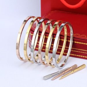Bangle female stainless steel screwdriver couple love bracelet mens fashion jewelry Valentine Day gift for girlfriend accessories wholesale