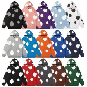 Men's Hoodies & Sweatshirts Desiner Heavy weight cotton foam three-dimensional hip-hop high street loop hooded sweatshirt for men and women