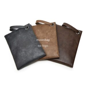 New men's clutch bag Fashion vintage large capacity clutch bag daily light business commuting mobile coin wallet