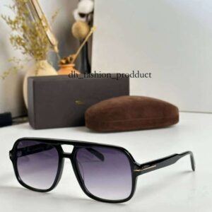 Designer Sunglasses Mens Ft0884 Plate Frame Oversized Glasses Fashion Falconer Sun for Women Black Sport Styles with Original Box tom''fordd''ford''FYGB ff9 cbd