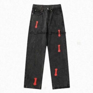 Jeans Denim Sanskrit Casual Shorts Cross Designer Mens chrome Jeans Hip Hop High Street style chrono Fashion Cycling Motorcycle Cross Straight Jean Pants 54c cb1