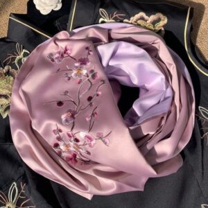 Suzhou Embroidery Gift Box Hand-embroidered Silk Scarf –867095