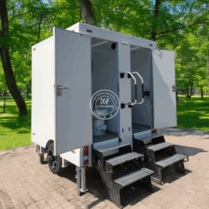 Portable Bathroom Mobile Outdoor Shower Portable Camping Toilet Outdoor Restroom Trailer Camping Mobile Toilet Trailer