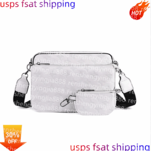 High Quality Designer bags mens womens POCHETTE TRIO Cross Body Wallets Leather tote bag Patchwork handbag shoulder bags Totes Purse Crossbody Bag with dust bag A3