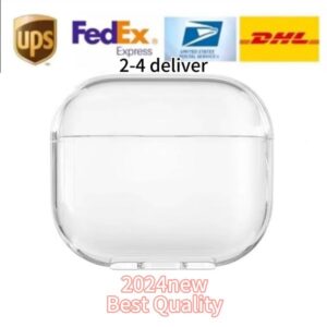 USA EU Stock For AirPods Pro Generation pro 2 Airpods3 Airpods 4 Wireless Bluetooth headphones Accessories Silicone protective earphone cases USB-C Charging