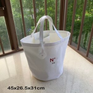 Designer storage bags tote canvas printed Letters Beach Bag Casual Handbag for Travelg Shopping Business Gym 3 Colors