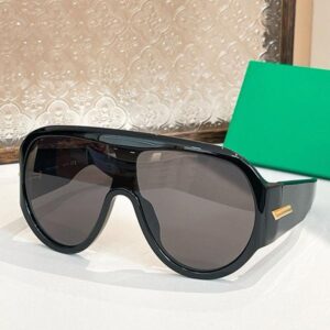 Designer Pilot BV1345 Large Women Oval Sunglasses Acetate Frame UV400 Polarized Lens Fashion Retro Womens Anti Radiation Mask Glasses