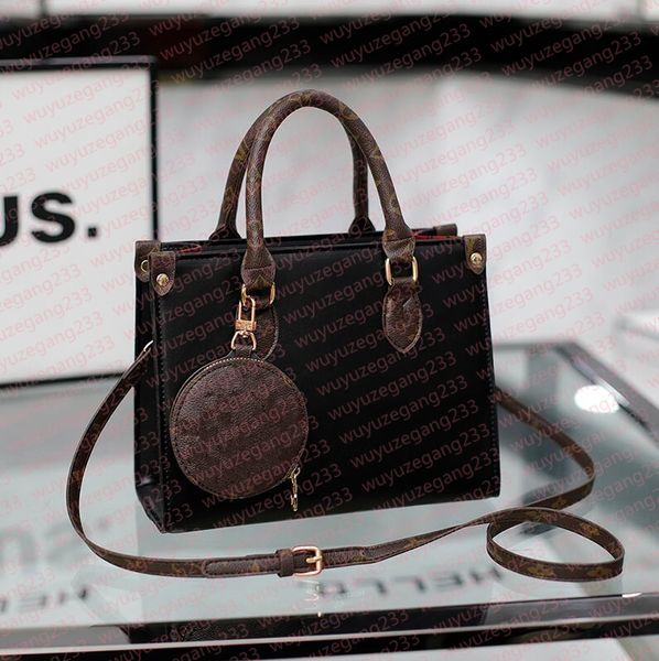 s handbag clutch Designer bag EAST WEST Genuine leather tote top handle small pochette emed bags with mini purse Womens mens crossbody Shoulder Bag