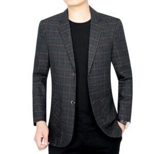 H213 Men's jacket thin suit middle-aged and young men's casual suit slim jacket