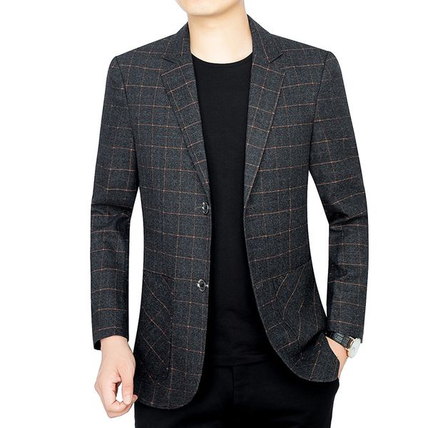 H213 Men's jacket thin suit middle-aged and young men's casual suit slim jacket