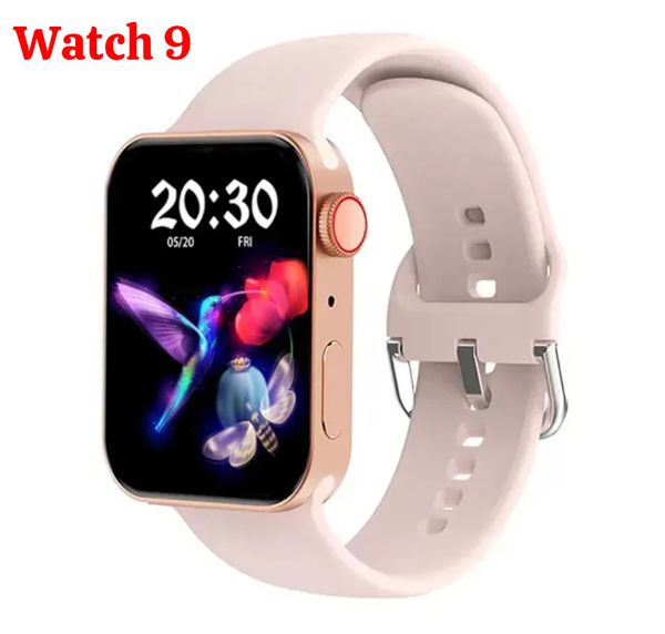 Smart Series 9 8 45mm 2.1 Men Women Watch Bluetooth Call Bracelet Wristband Wireless Charging Fiess Tracker Sport Smartwatch IWO For Android IOS Watches