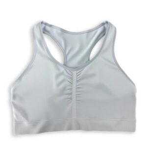 light blue cross beautiful back sports bra as an inner layer casual daily back feeling fashionable