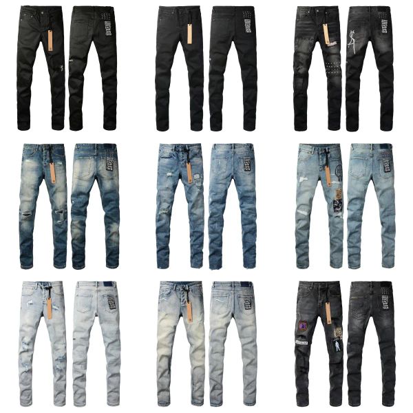 designer men and women baggy jean casual Ripped Biker Slim Straight mens ksubi denim Stacked Skinny jeans Pant