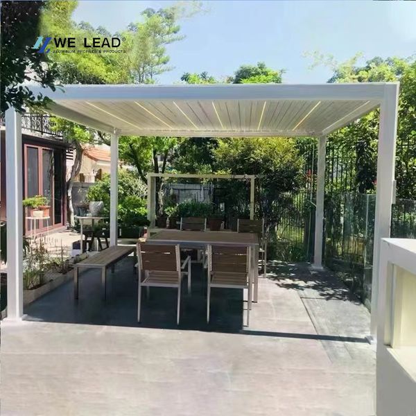 Premium Quality Outdoor Pergolas: Rust-Free Aluminum Framework with Bioclimate Functionality