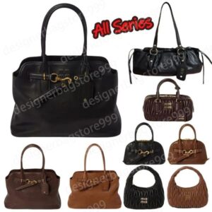 Designer bags, shoulder bags, tote bags, Nappa leather luxury bags, vintage hardware letters, high-quality underarm bags, stylish and practical for commuting.