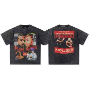 2025 Summer American Street Style Men's Cross-border 300g Heavy Cotton Printed Loose Fit Short Sleeve 100% Sweatshirt Material T-shirt