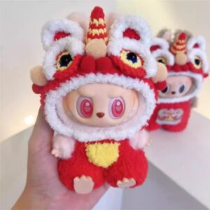 LABUBU Sitting Party Children's Clothing Labubu Macaron 2nd Generation Sitting Vinyl Doll Clothing, 15cm