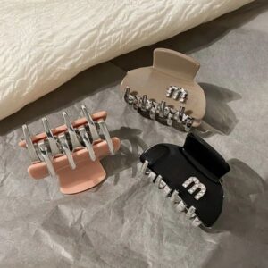 High Quality Hair Clip Designer Letter Hair Clamp Women Hair Clips High Hair Jewelry Headdress Accessories