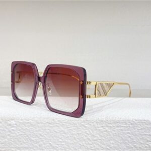 new ladies designer sunglasses for women fashion retro eyewear vintage square Mesh hollow temple design eyeglasses with UV400 oversized come with original case