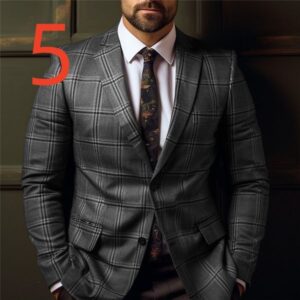 H421 men's slim fit business formal suit