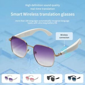Polarized Bluetooth sunglasses, suitable for both men and women, sports sm, built-in microphone and open music speaker, art glasses