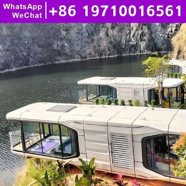 Wind Resistance Tiny Homes Prefabricated Mobile House Capsule Outdoor Thermal Insulation Prefab Home House Tiny Houses Low Cost