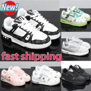10A 2025 Designer Shoes Casual Shoes New Style Luxury Men Running Printed Skate Shoes Thick Sole Lightweight Comfortable Sports Shoes Casual Breathable Board Shoes