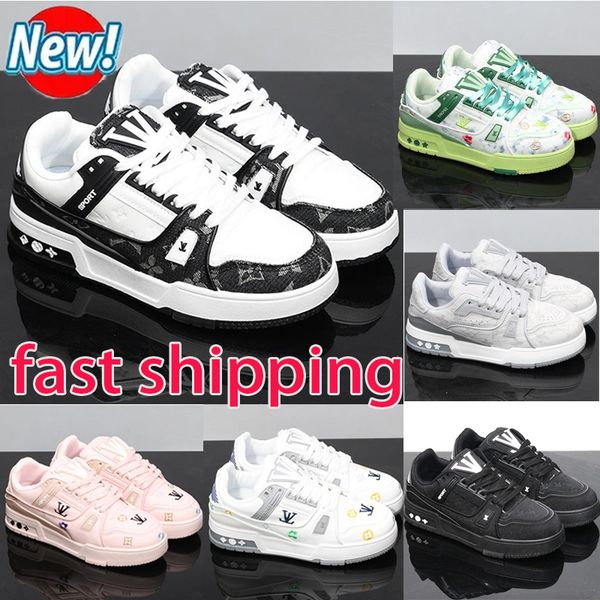 10A 2025 Designer Shoes Casual Shoes New Style Luxury Men Running Printed Skate Shoes Thick Sole Lightweight Comfortable Sports Shoes Casual Breathable Board Shoes