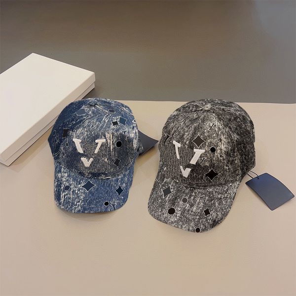 Classic Designer Ball Hat Summer Man Caps Cool Lady's Hats Denim Style Baseball Cap 2 Colors