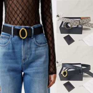 Fashion belts for women designer Leather Black White Brown Belt Women Classic Casual cinturones belts men women designer belt