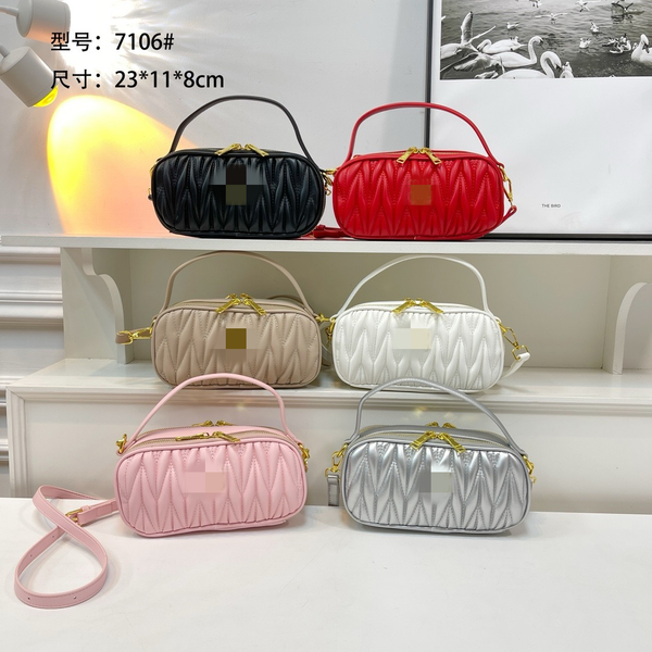 Designer bag classic handbag luxurious and fashionable women's crossbody shoulder bag high-quality stitched letter handbag women's wallet 001
