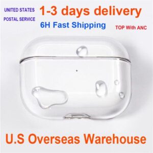 For Apple Airpods Pro 2 3rd Airpodspro Airpod 4 Pros Headphone Accessories Solid TPU Silicone Protective Earphone Case Wireless Charging Shockproof earbuds Cover