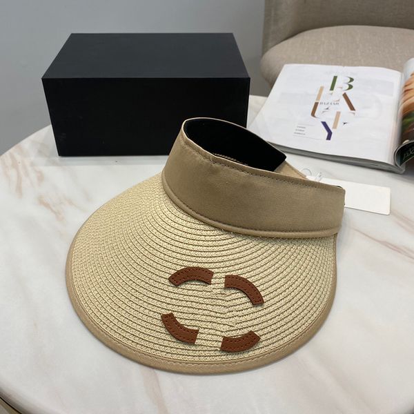 Luxury Designer Empty Top Baseball Caps For Men Womens Letter C Sun Visor Cap Summer Hat Casquette Fitted Beanie Hat Bucket Hats 2303302BF