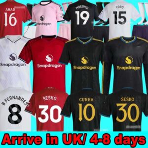 25 26 Cunha soccer jerseys Fans Player ANTONY ERIKSEN Man B.FERNANDES RASHFORD football shirt 2025 2026 CASEMIRO Elanga GARNACHO MOUNT MARTINEZ HOJLUND 111