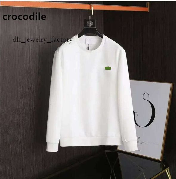 Designer Crocodile Embroidered Men's and Women's T-shirts and Hoodies Printed Fashion Men's T-shirts Short Sleeves Luxury Hip Hop Street Clothing 81f
