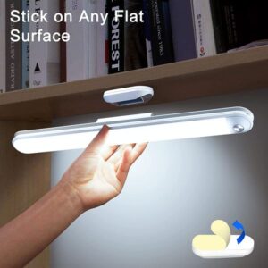 Wall Reading Light Stick on Bar Lights for Kids Bunk Bed Headboard Bedroom Makeup Under Cabinet Closet Wireless Dimmable Night Lamp Rechargeable Powered