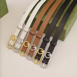 Womens Designer Belt Genuine Leather Belts for Women Width 2.0cm Square Needle Buckle Narrow Style Classic Ladies Waistband High Quality 90-125cm Length