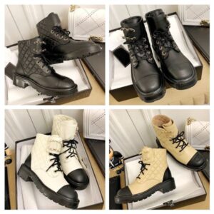 New Boots Ankle Boot Designer Martin Women boots buckle c Classical booties Shoes Fashion Winter Leather Boots Coarse Heel Women Shoes With Box