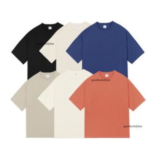 Men's Casual Loose-Fit Short Sleeve T-Shirt – Lightweight Cotton Blend(220G)