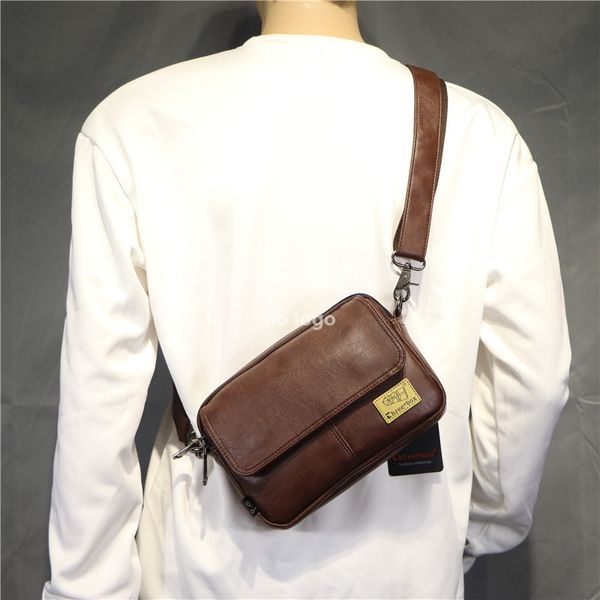 New trend men's shoulder bag casual Japanese personality Japanese men's and women's crossbody backpack small span bag