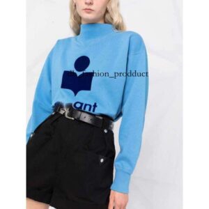 Isabelly Marrantsly Hoody 2025 Designer Marants Sweatshirt Leisure Long Sleeve Multi Color Selection Printing Triangle Neck Top Loose Sports Marants Hoodie 244