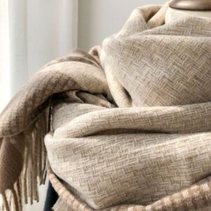 Winter new Korean style versatile high-end ins scarf –86322
