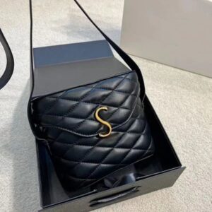 Women's Makeup bag Designer Original Bucket Bag Vintage Fashion Shoulder bag Top leather handbag